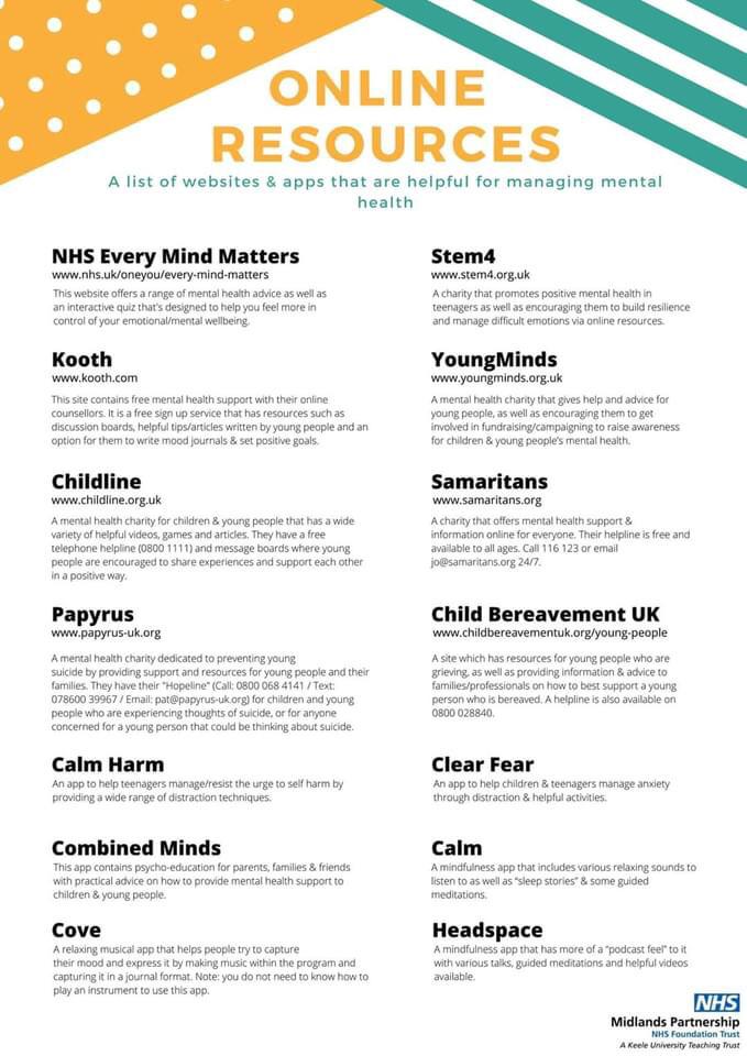 Image of Children's mental health week