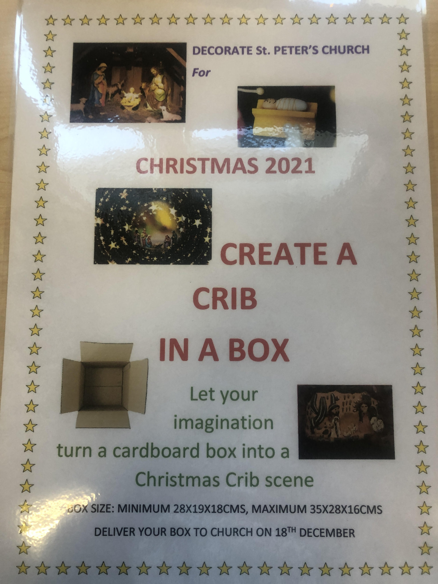 Image of Christmas 2021- Create A Crib in a Box