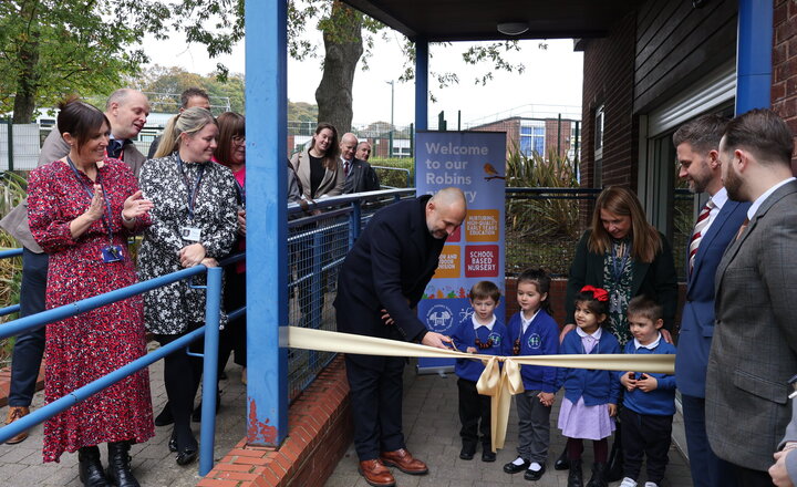 Image of Double Celebration for Hallam Primary School As New Nursery Opens And Early Years Team Wins Top Sheffield Award