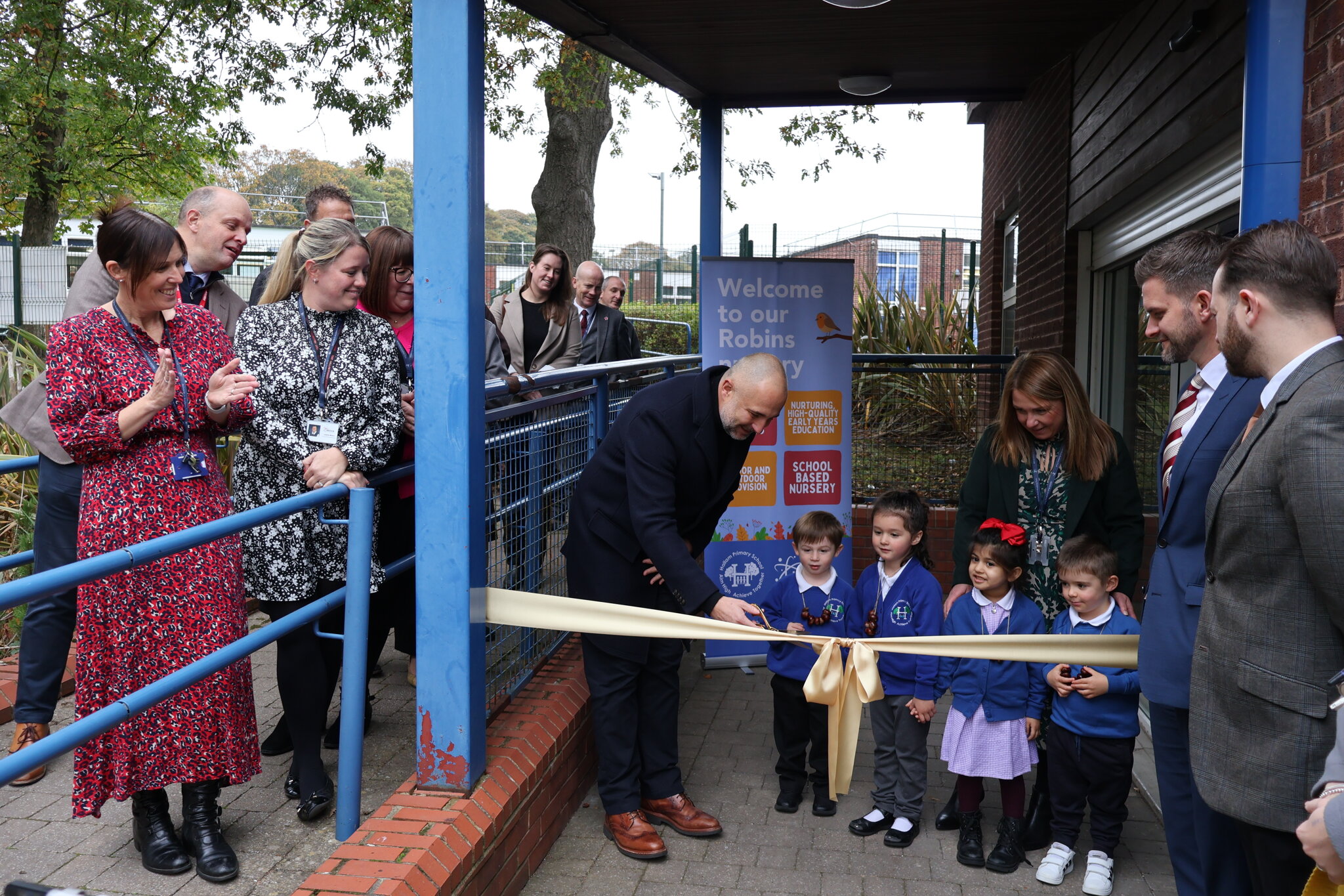 Image of Double Celebration for Hallam Primary School As New Nursery Opens And Early Years Team Wins Top Sheffield Award