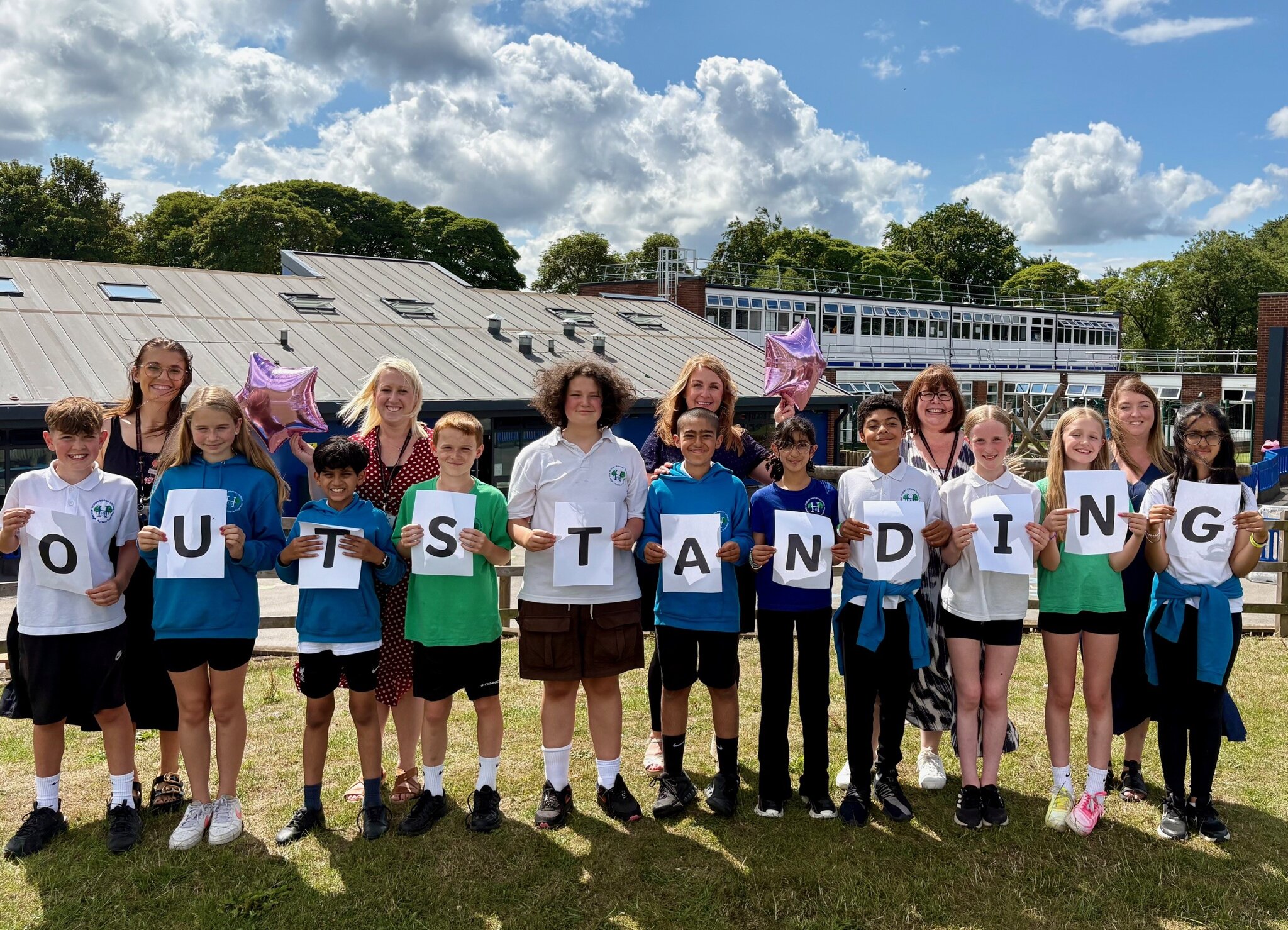 Hallam pupils and staff celebrate Ofsted success