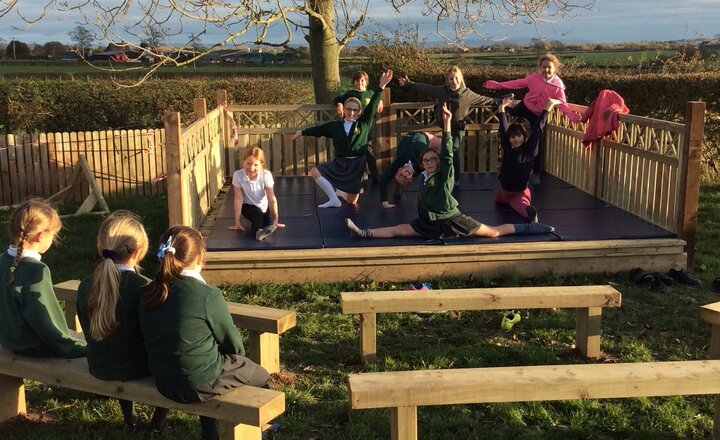 Image of Our new outdoor stage!