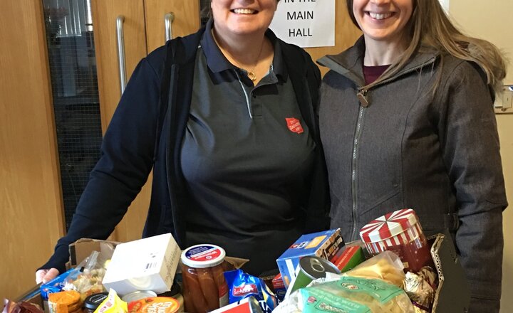 Image of Delivering our Food Bank Donations