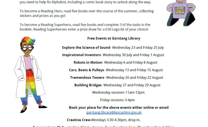 Image of Garstang Library Summer Events