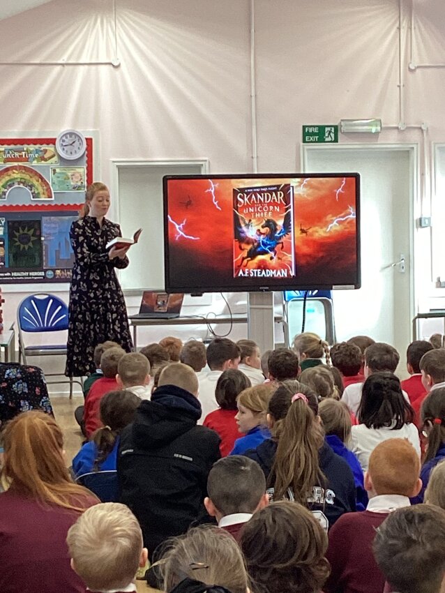 Image of Author Visit- Skandar and the Unicorn Thief by AF Steadman