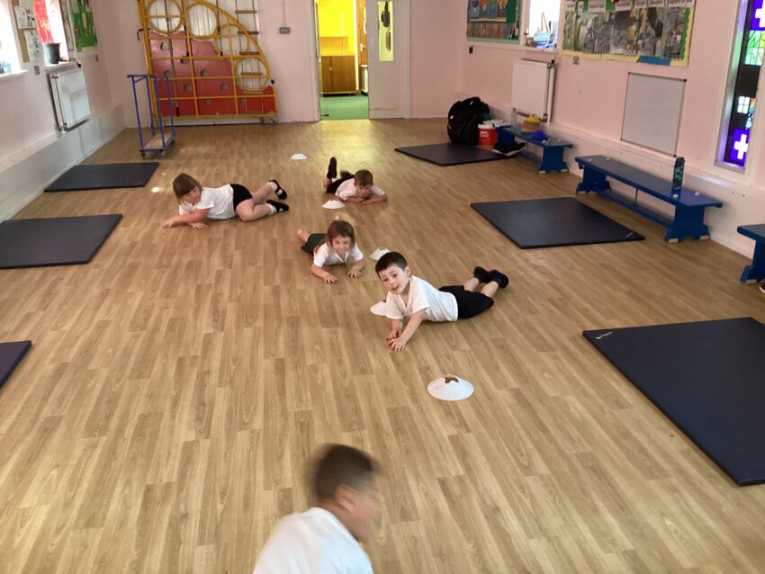 Image of Reception's First PE Lesson