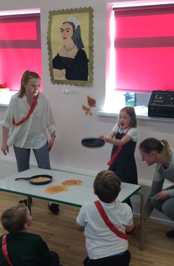 Image of Our Sponsored Pancake Toss
