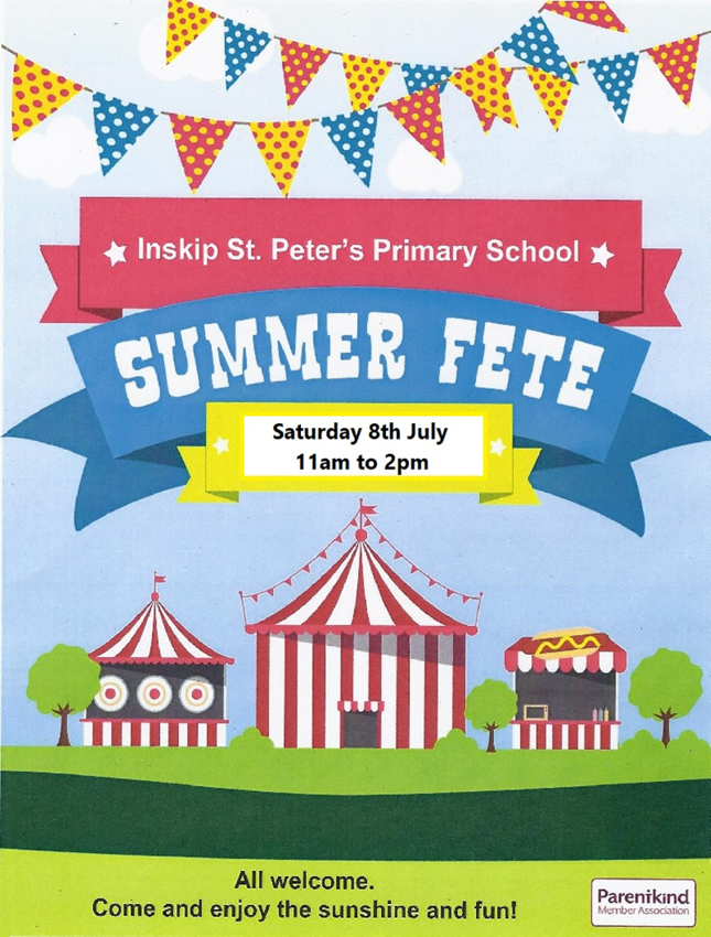 Image of It's Our Summer Fete This Saturday!