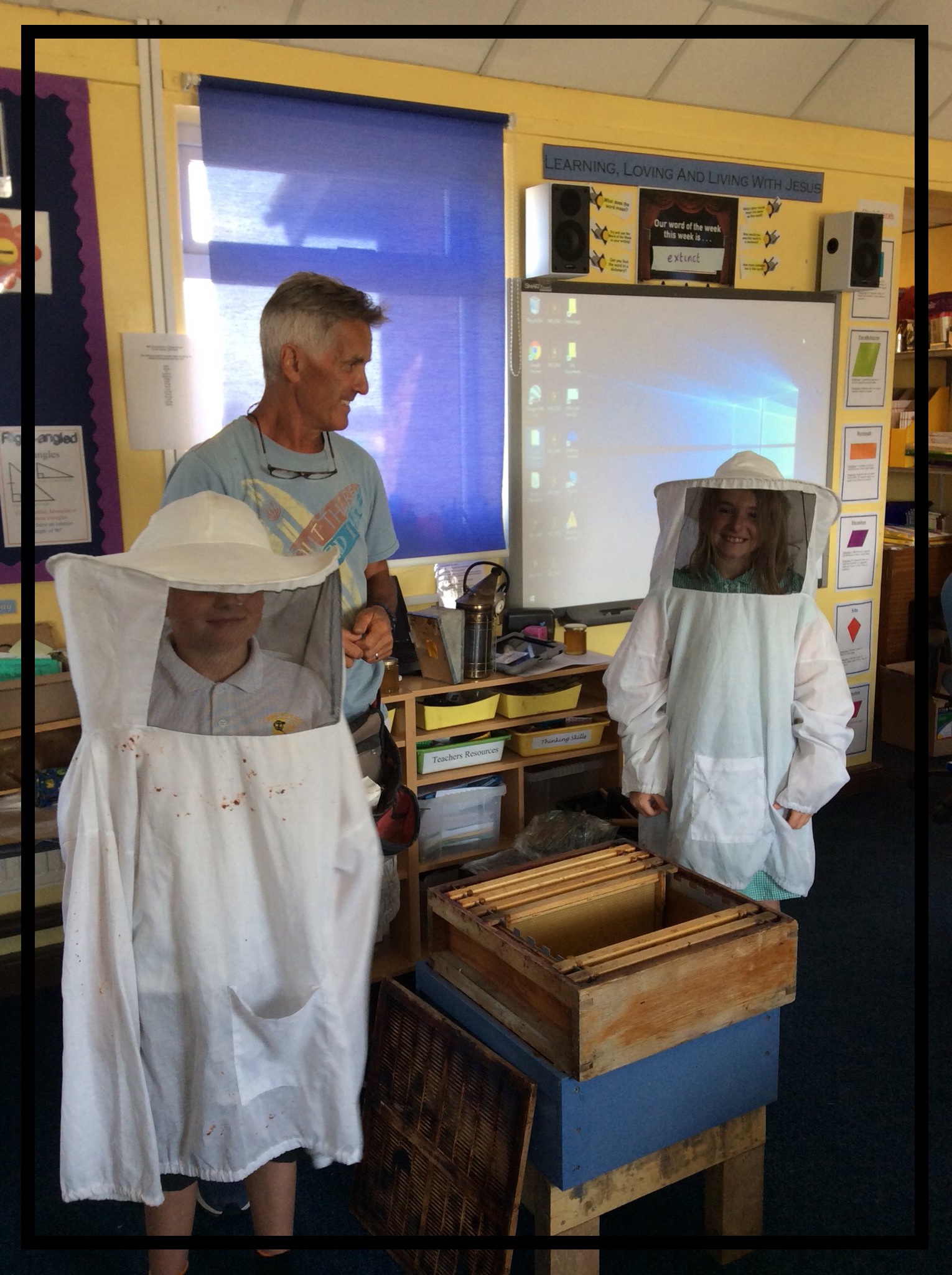 Image of Bee Keeper Visit