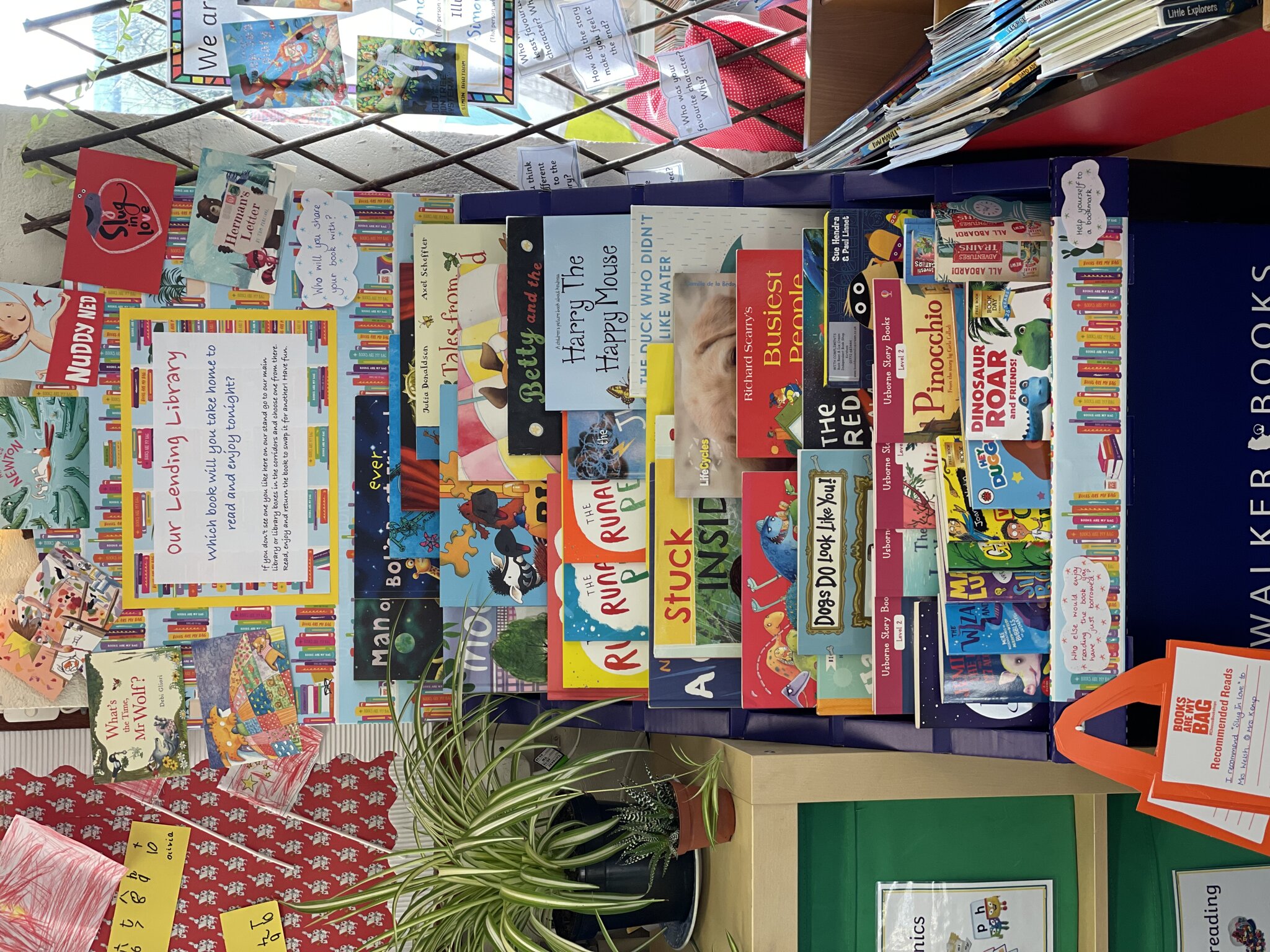 Image of Lower School’s Class Lending Library