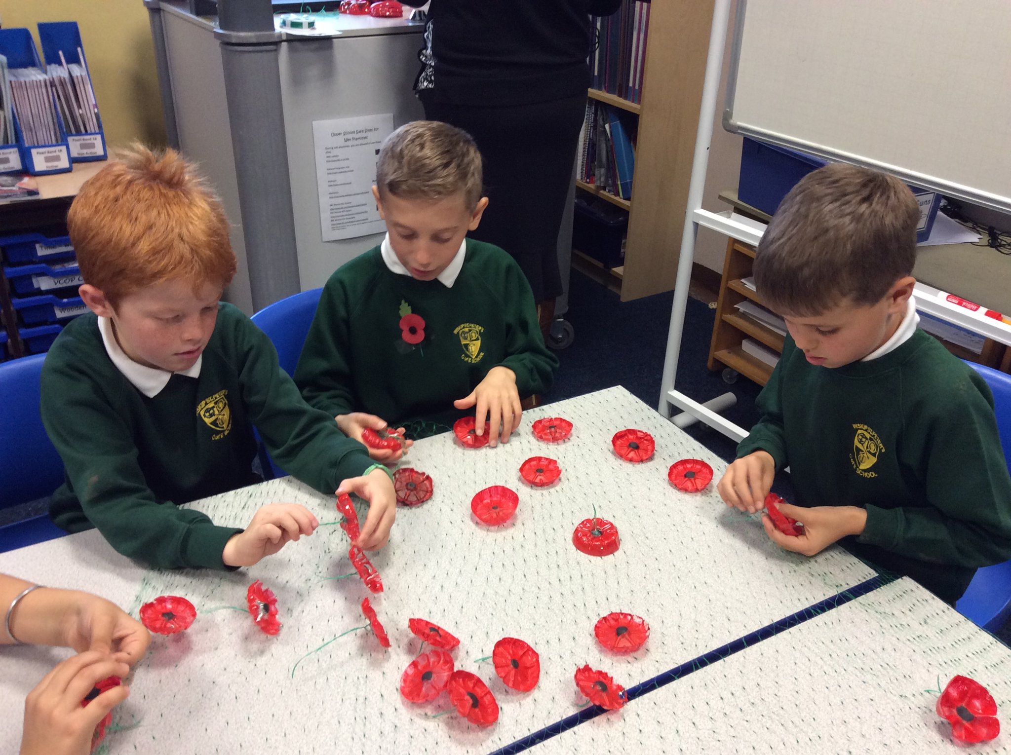 Image of Remembrance Crafts in Upper School