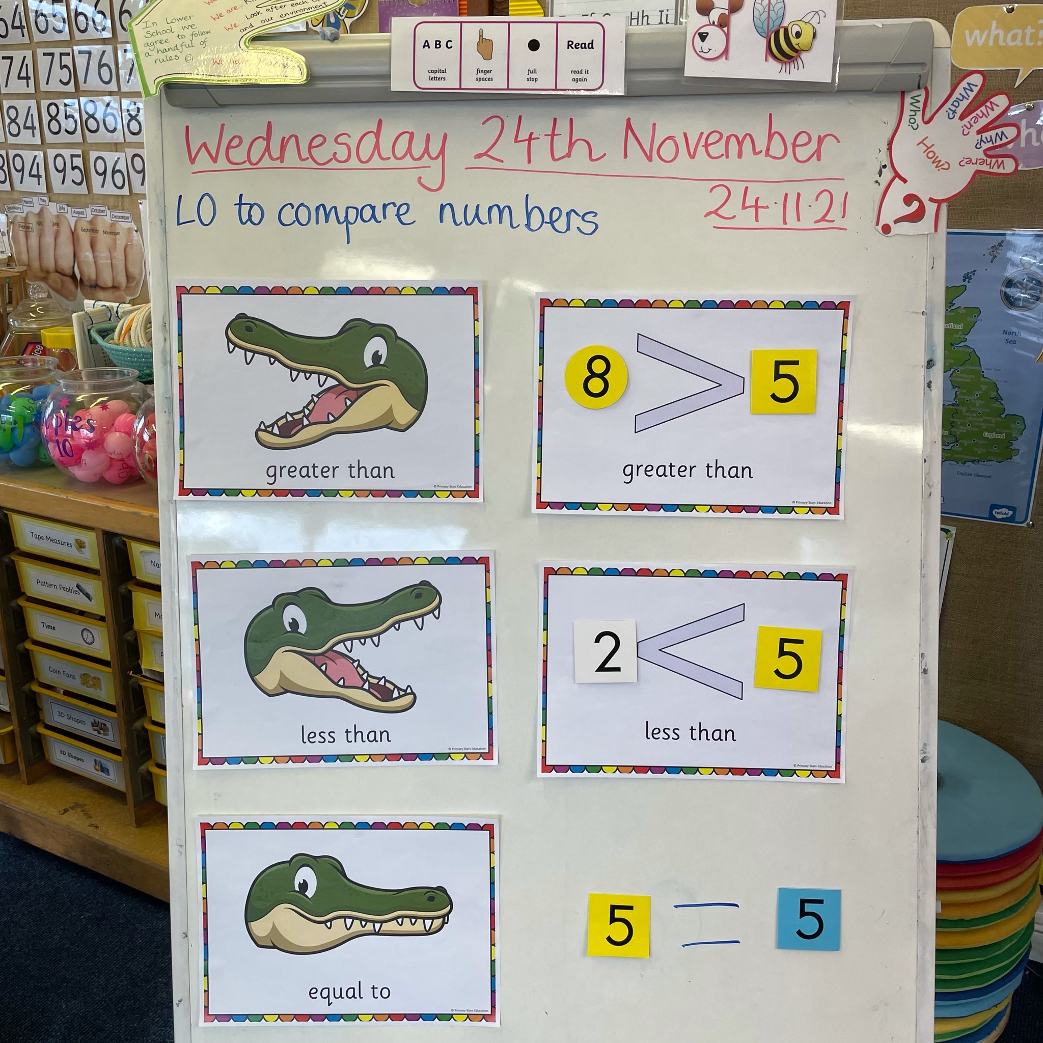 Image of Maths number work