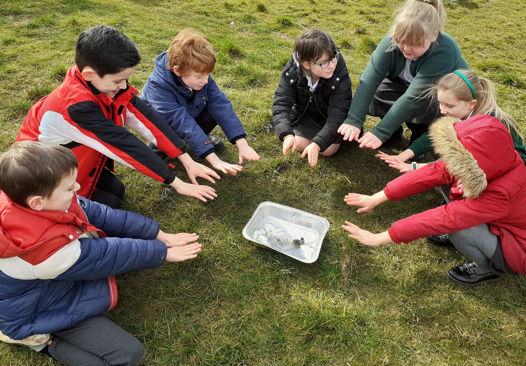 Image of Stone age fire lighting