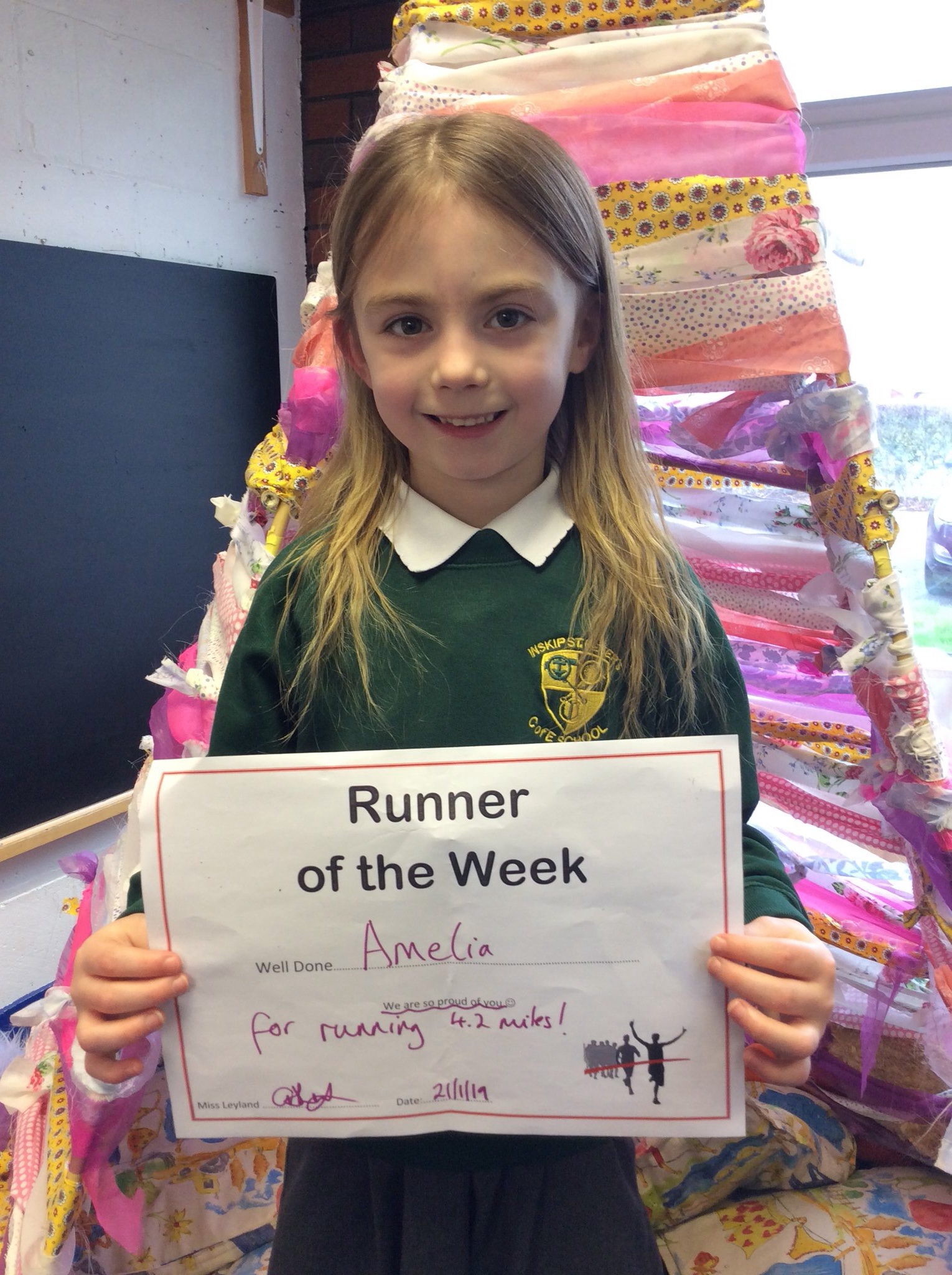 Image of Well done Amelia!