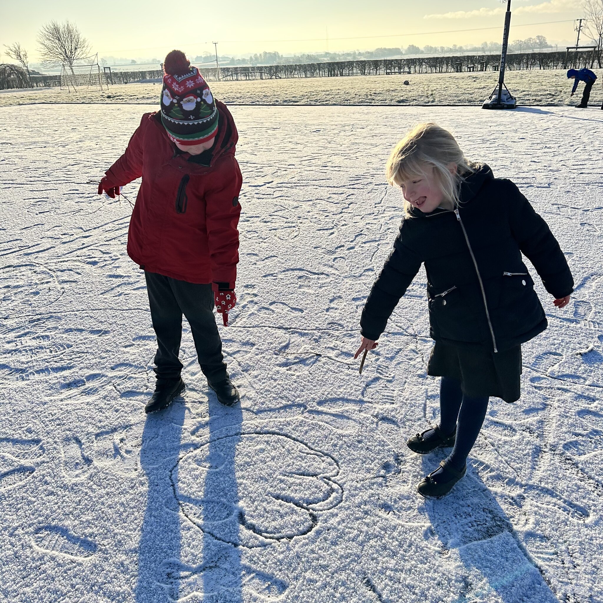 Image of Snow Writing 