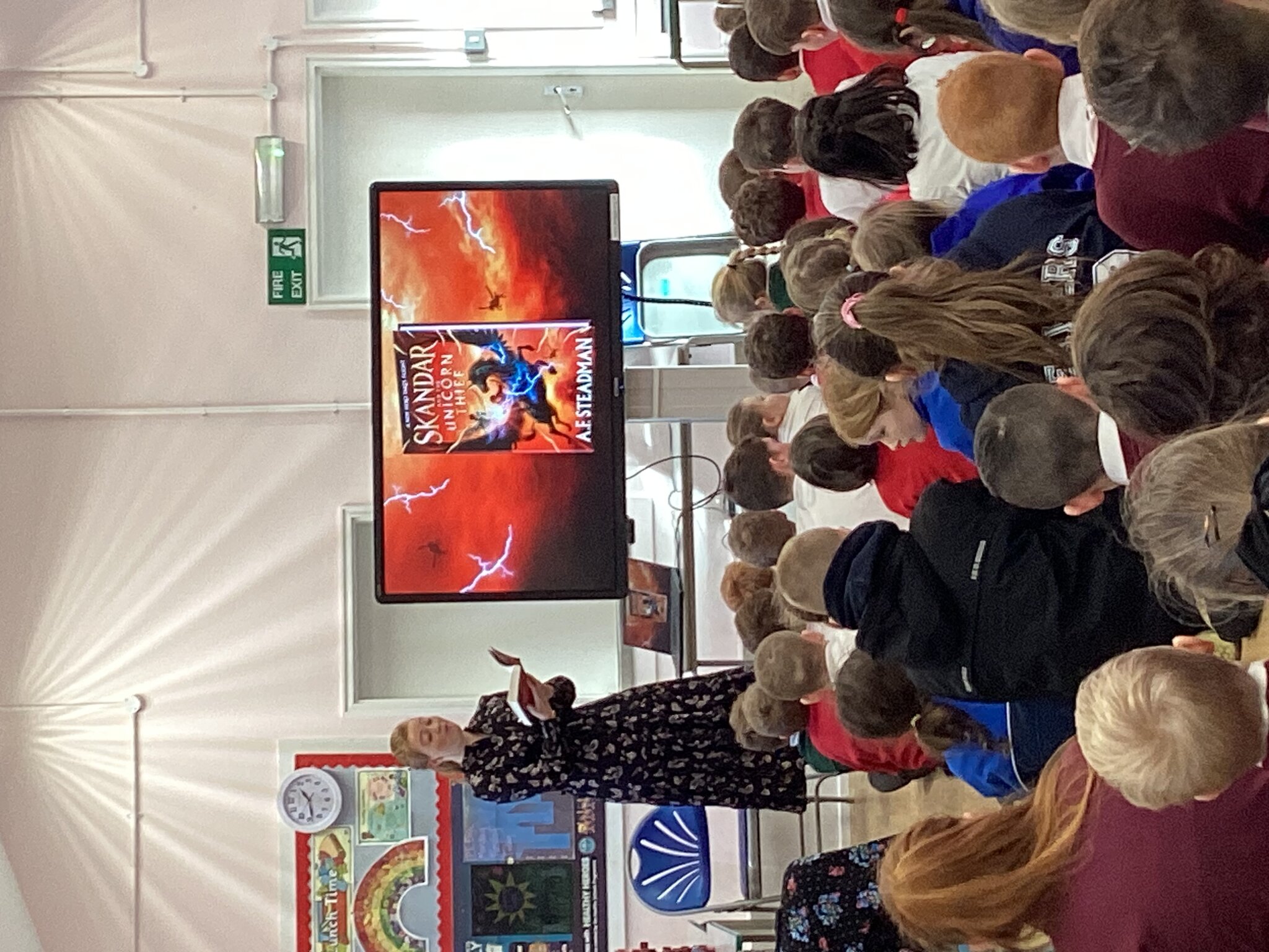 Image of Author Visit- Skandar and the Unicorn Thief by AF Steadman