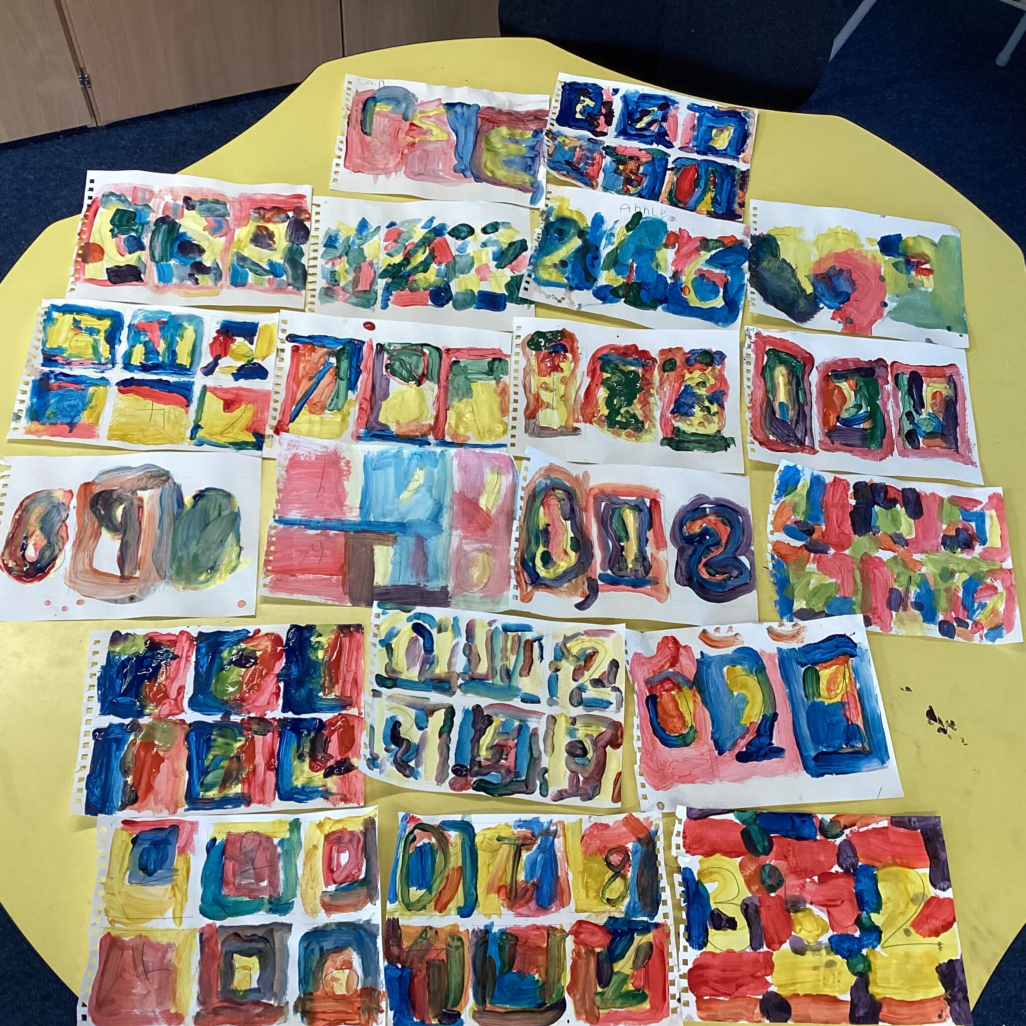Image of Painting with colour 