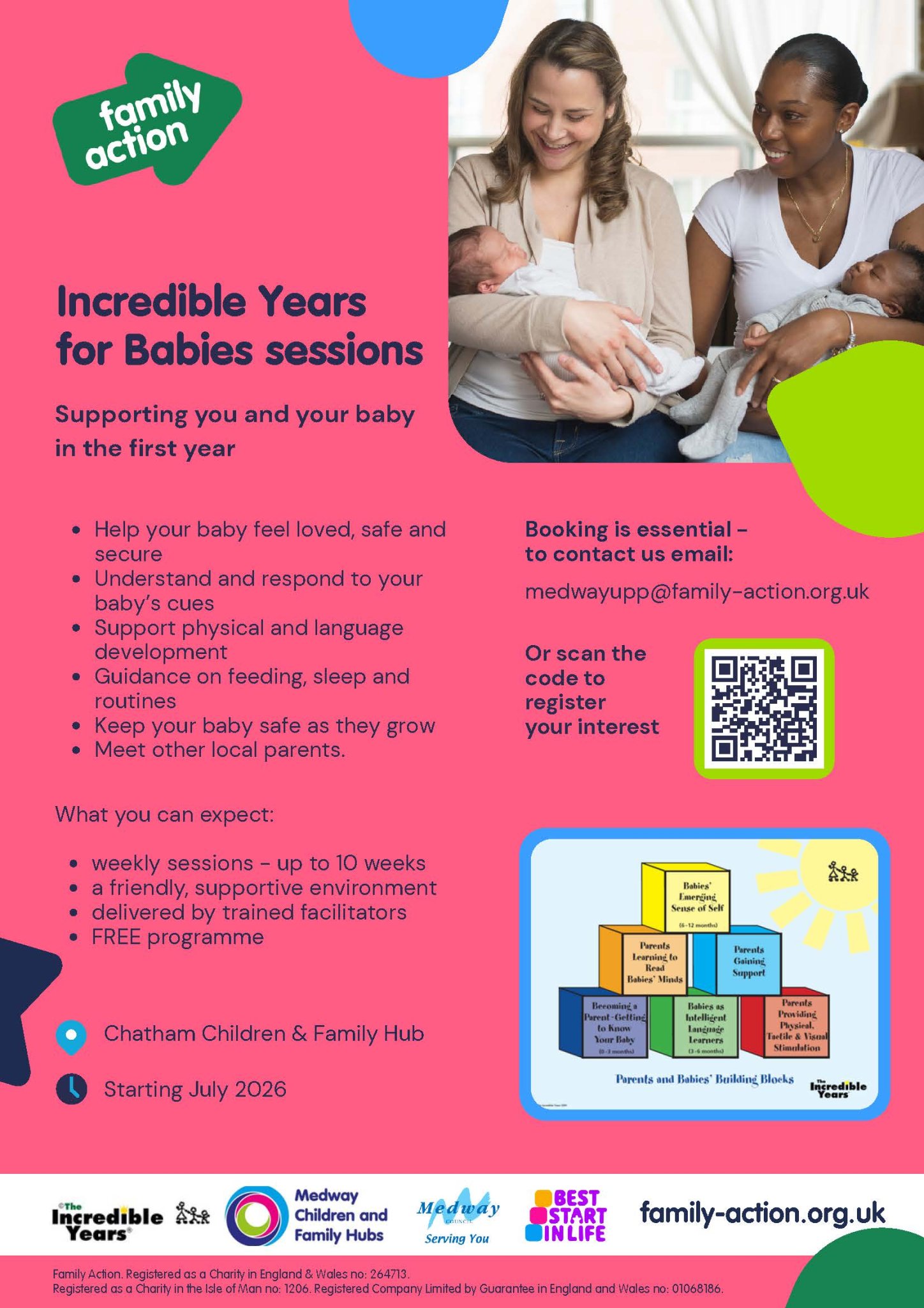 Image of Medway Incredible Years for Babies sessions