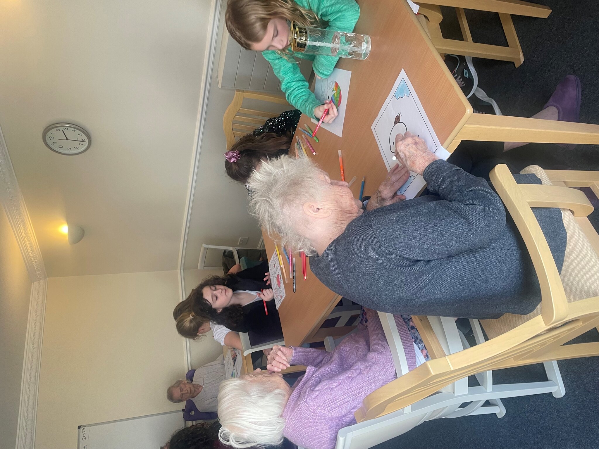 Image of Mindful colouring with Lily House residents