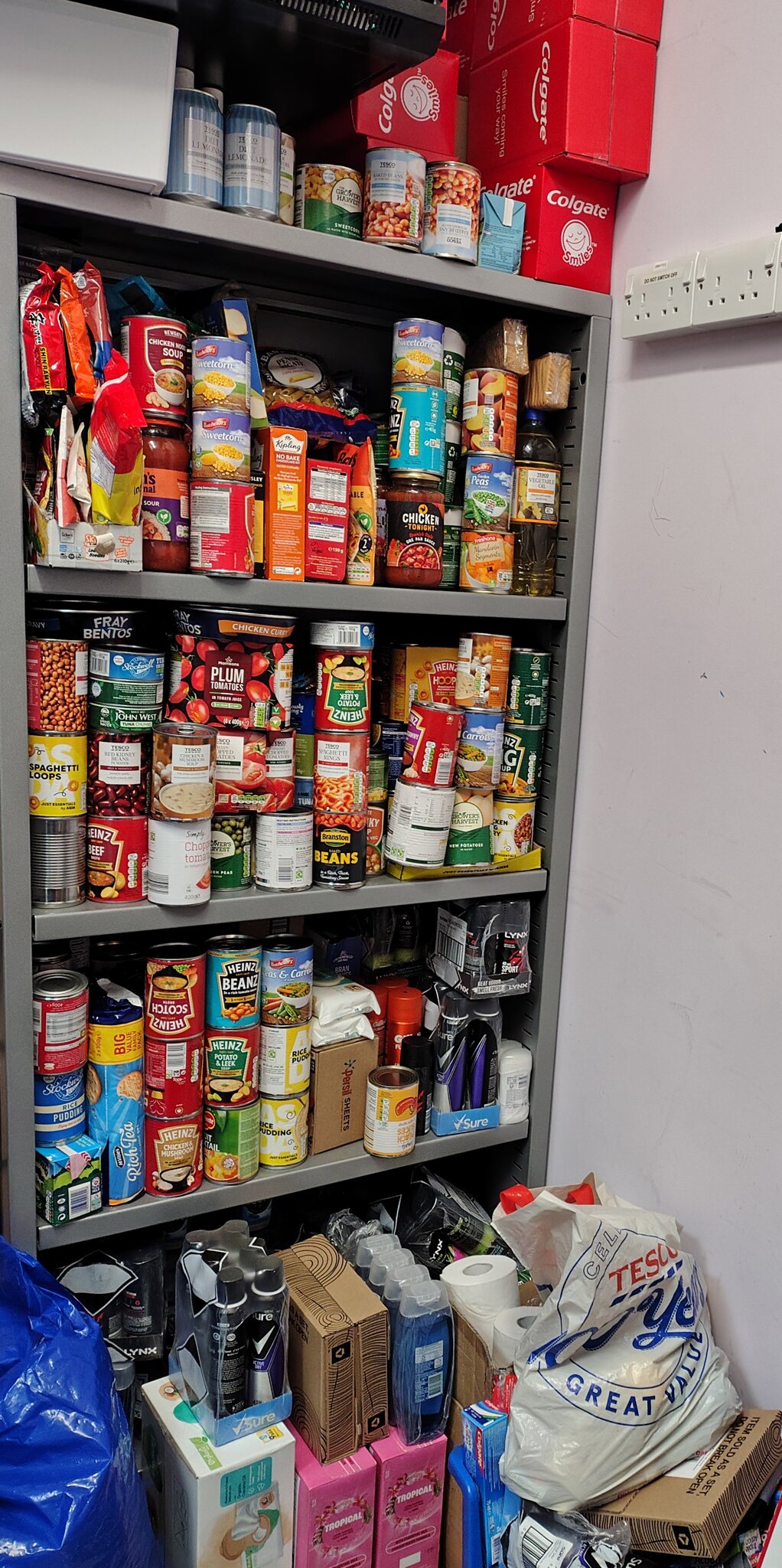 Image of A big thank you to everyone for their donations to the food bank!