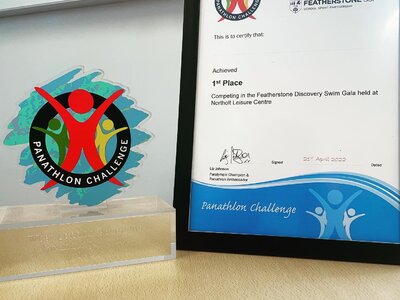 Image of West London Panathlon Swimming Winners 2022