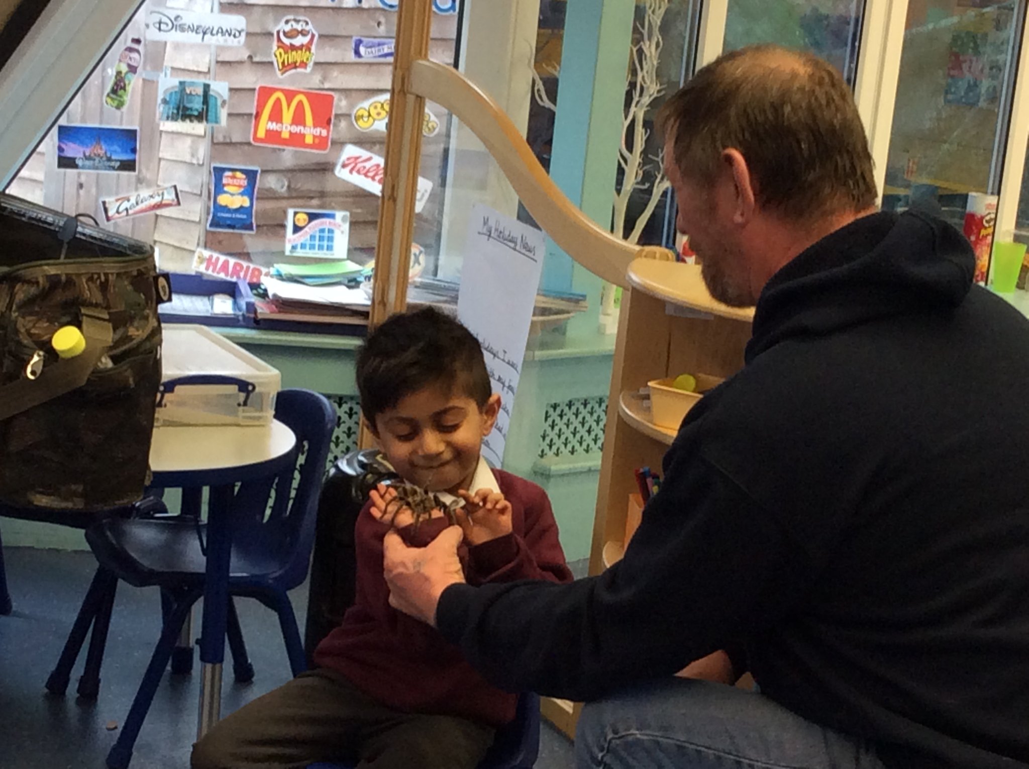 Image of The Animal Man visits Oak Class