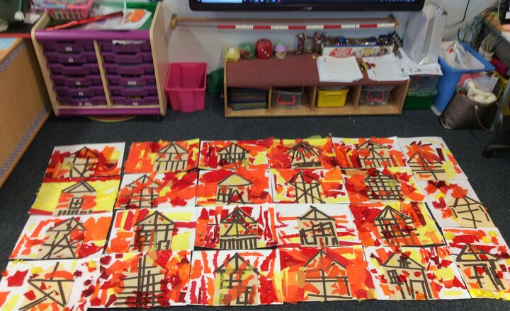 Image of Cherry Class - Learning about the Great Fire of London