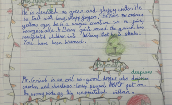 Image of Year Six Writing