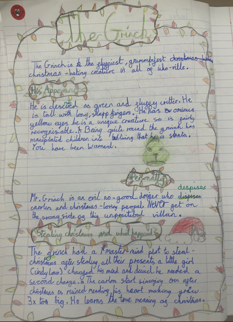 Image of Year Six Writing