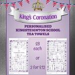 Image of Kings Coronation Tea Towels