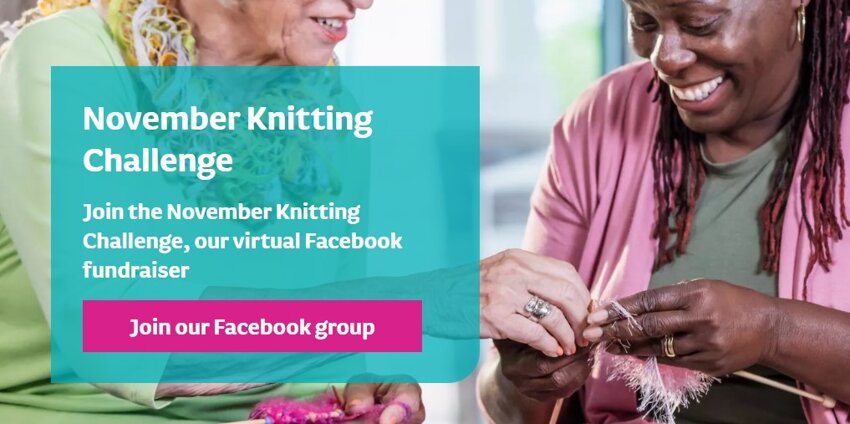 Image of November Knitting Challenge - Dementia UK