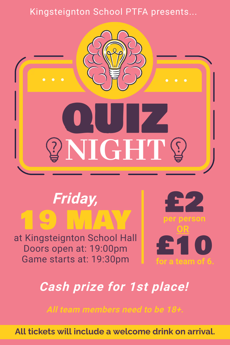 Image of PTFA Quiz Night