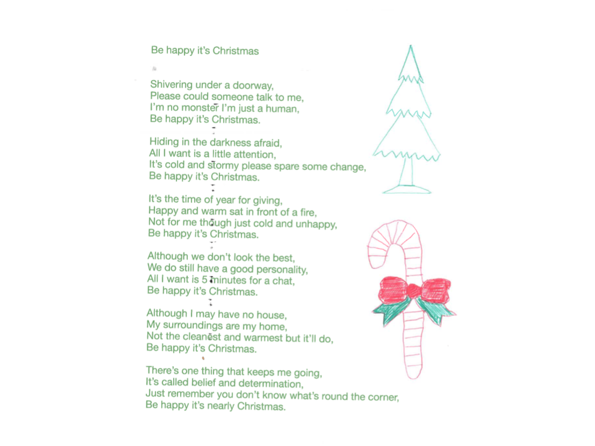 'Homelessness at Christmas' Poetry | Kirkham Grammar School