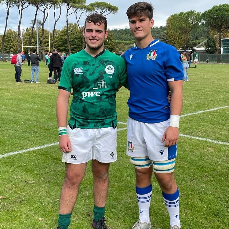 Image of KGS Upper Sixth pupils, Matthew & Darren on international duty!