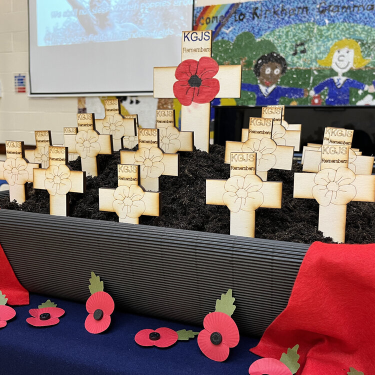 Image of Kirkham Grammar School's poignant Remembrance Services