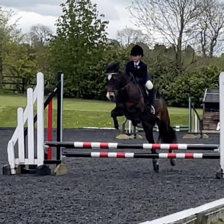 Image of First Year Pupils, Lucy and Macey, represent KGS at Equestrian Event