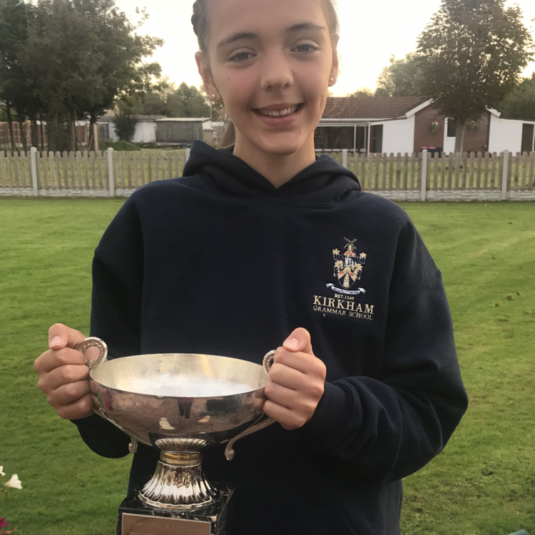 Image of Fylde's Junior Girls Golf Champion, Amelia