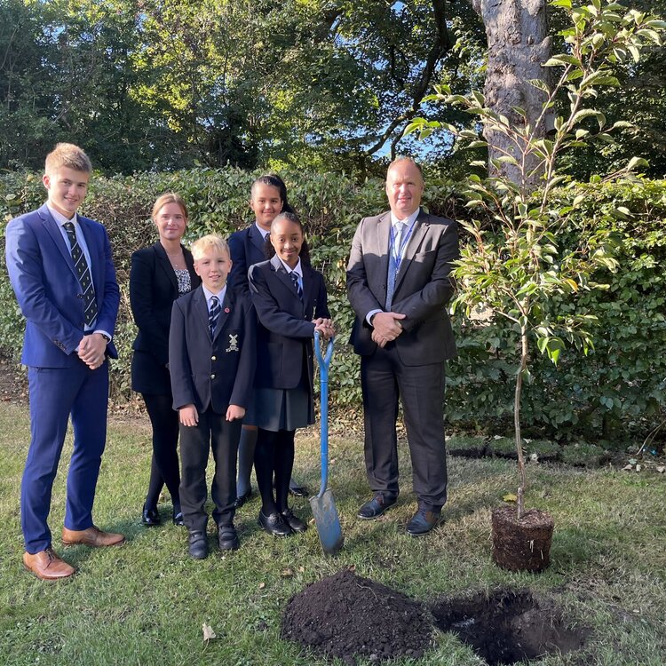 Image of Tree Planting in Memory of Queen Elizabeth II