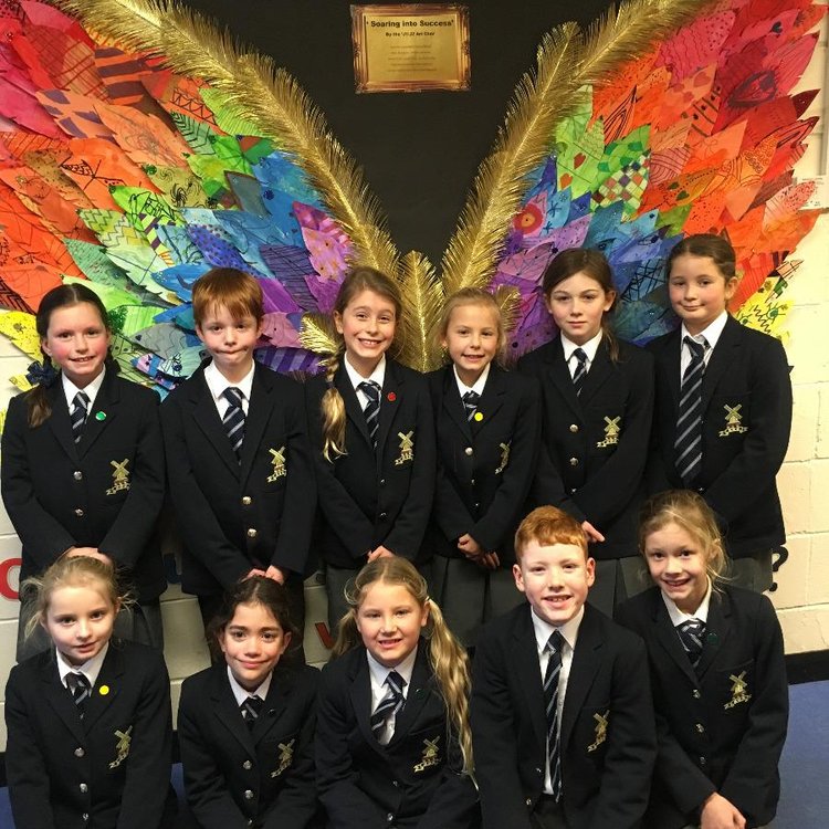 Image of J1 & J2 Art Club 'Wings' Display