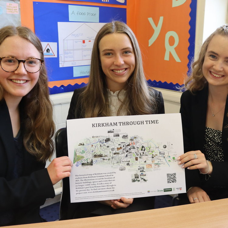 Image of Lower Sixth Geography Students create permanent piece of history artwork