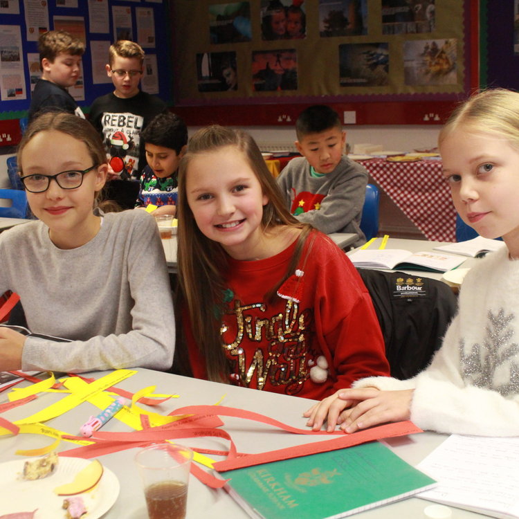 Image of First Year pupils enjoy a German breakfast!