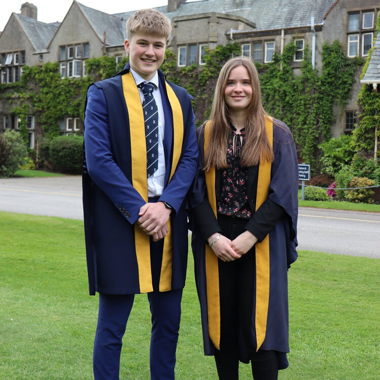 Image of KGS' 2022-23 School Captains, Ethan & Amy