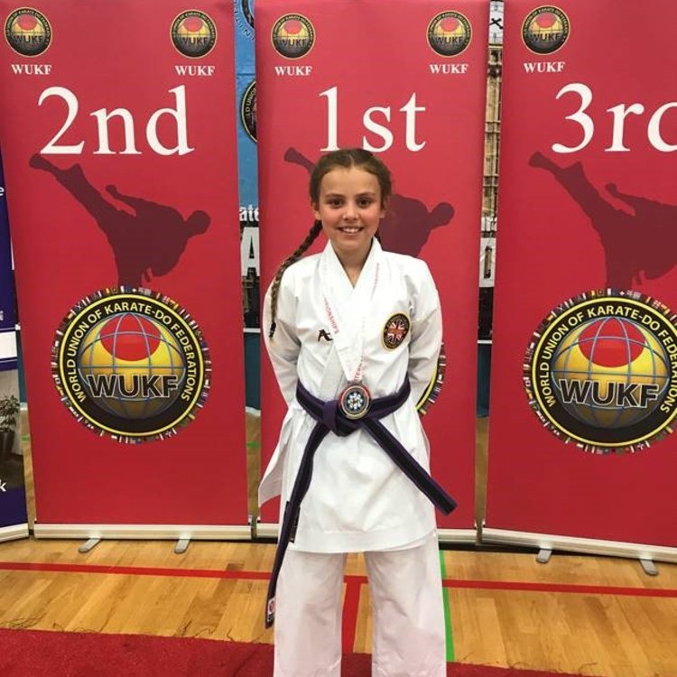 Image of Karate Silver Medal for KGS pupil, Jessica