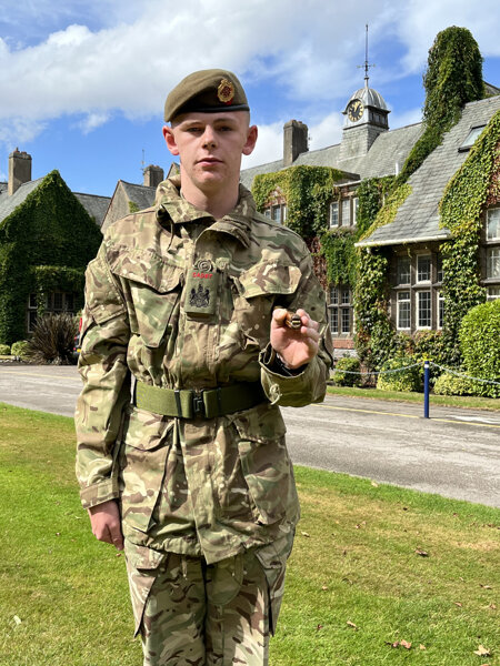 Image of Finntan selected as Lord Lieutenant of Lancashire's Cadet for 2022-23