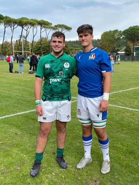 Image of KGS Upper Sixth pupils, Matthew & Darren on international duty!