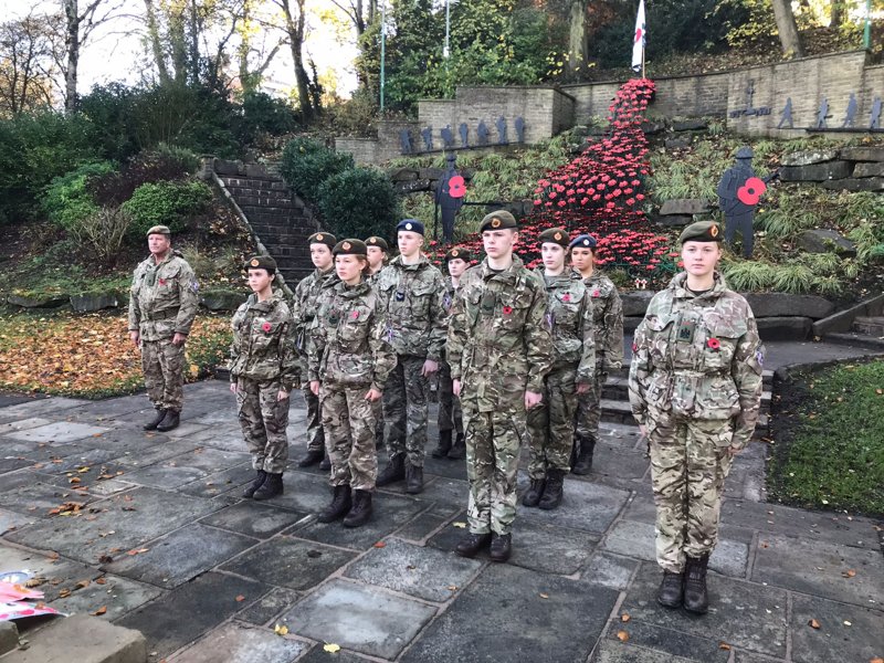 Image of KGS pupils take part in Remembrance Day services and parades