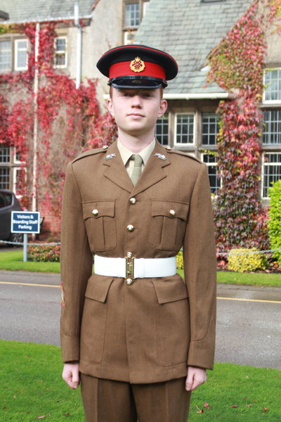 Image of Reuben's zoom call with the Army Air Corps