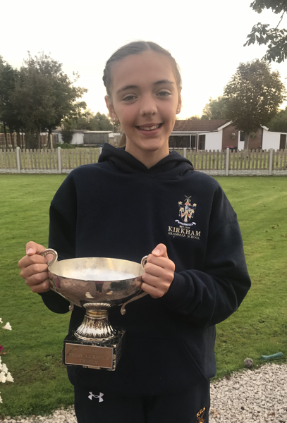 Image of Fylde's Junior Girls Golf Champion, Amelia