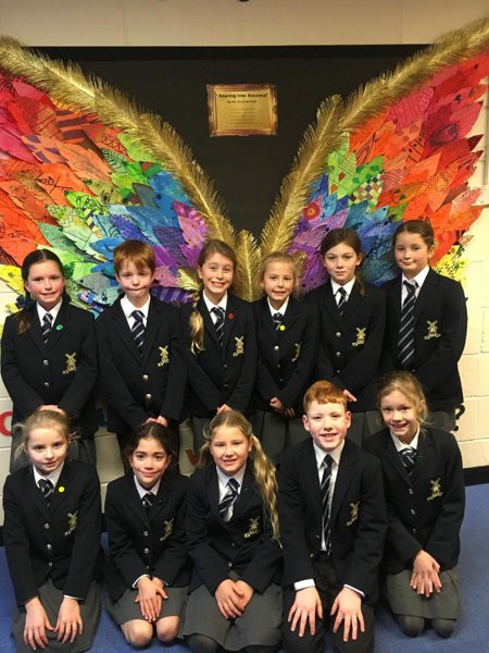 Image of J1 & J2 Art Club 'Wings' Display