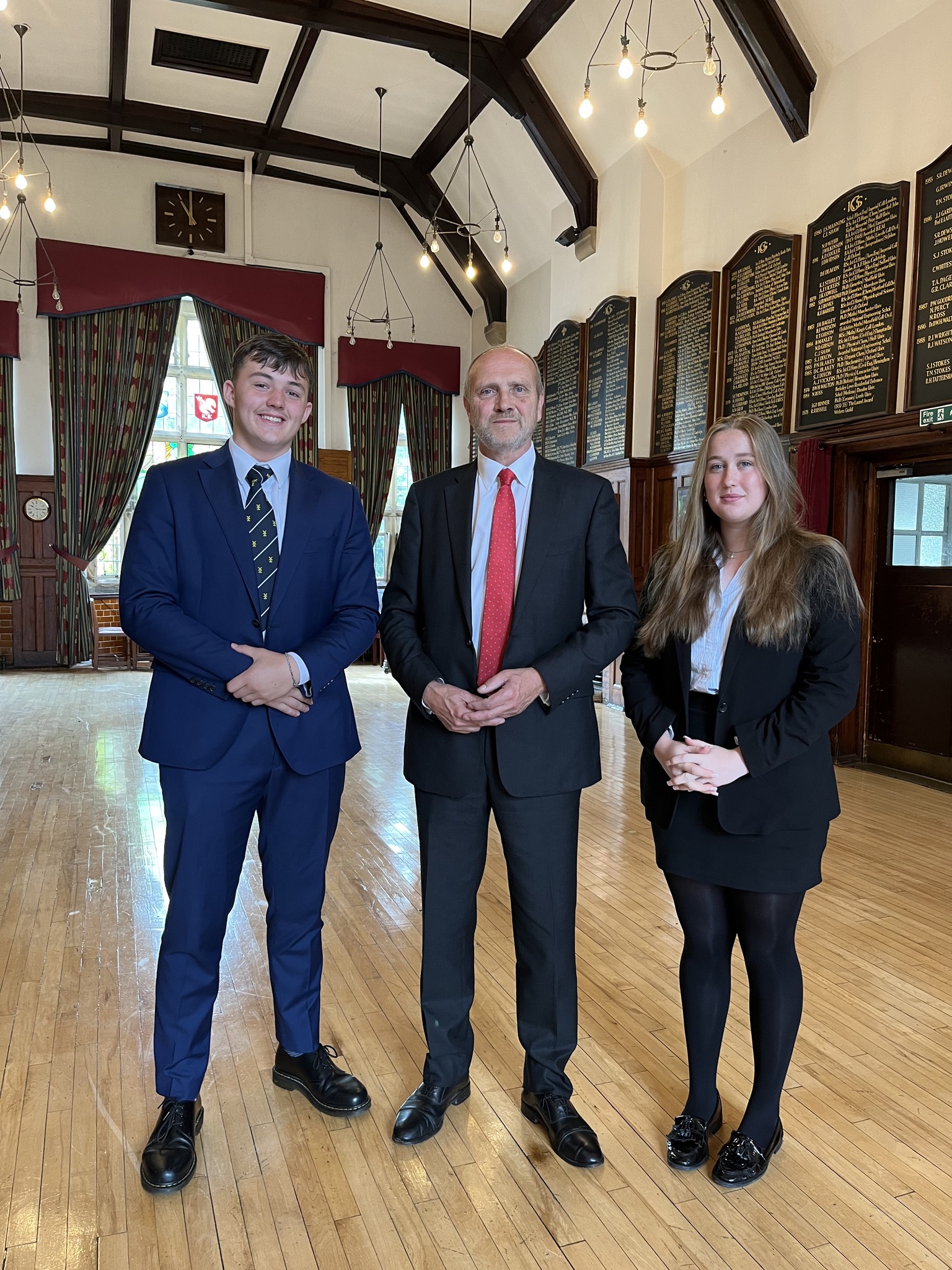 Image of The Drapers' Company visit KGS